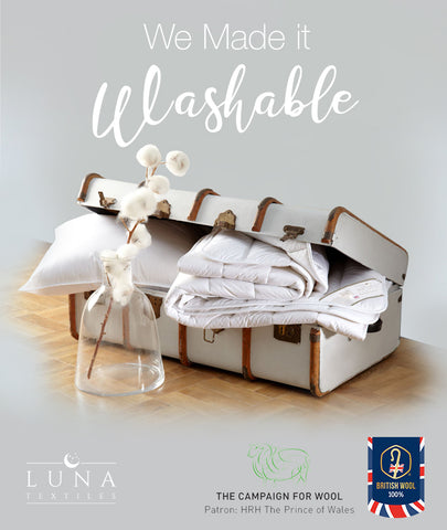 Washable Wool Mattress Topper